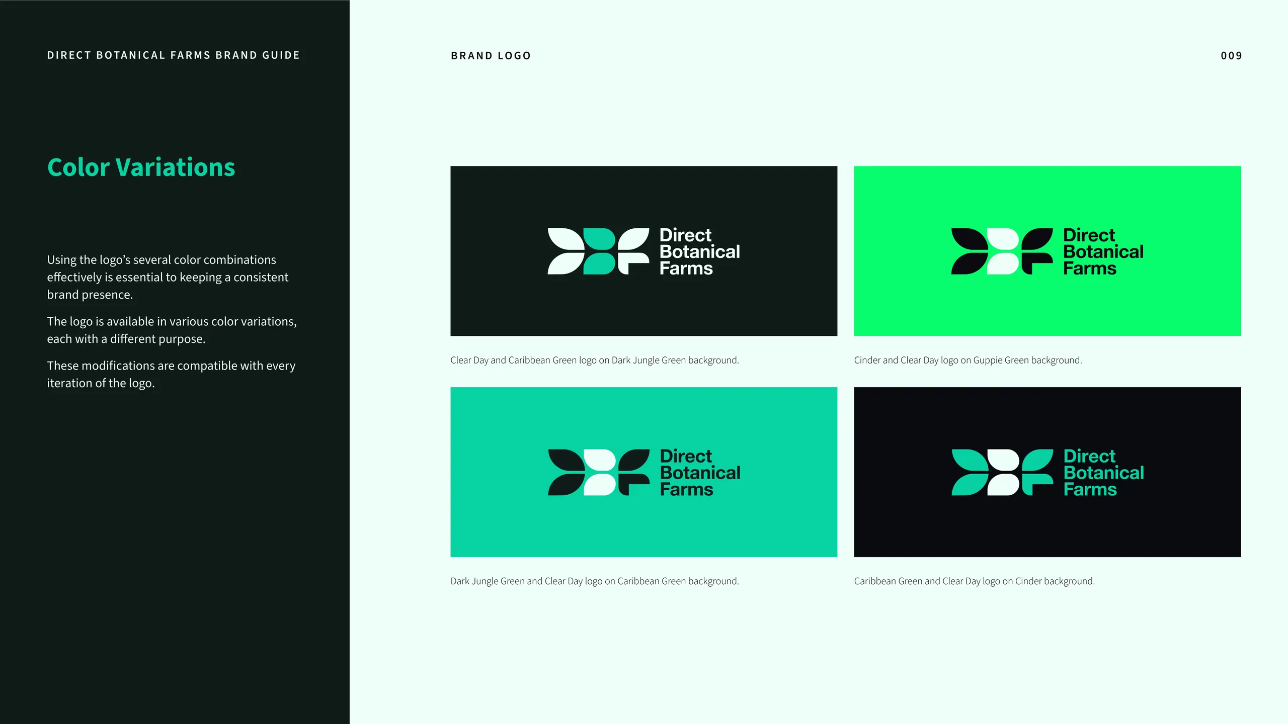 Direct Botanical Farms brand identity 5